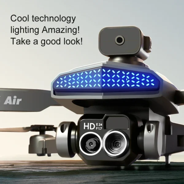 2024 New D6 Drone HD Professional High-Definition Dual Camera Five-Sided Obstacle Avoidance Light Flow ESC Quadcopter Toy - Image 2