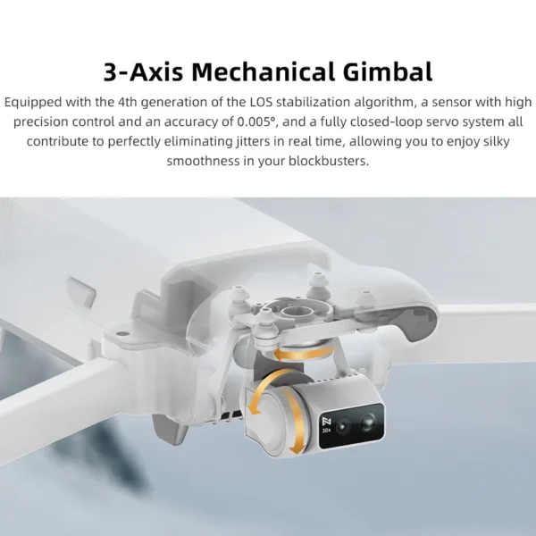 FIMI X8 TELE 3-Axis Gimbal 4K HDR 48MP 30x Camera Drone Professional GPS 10KM RC Quadcopter 2024 New Arrivals - Image 6