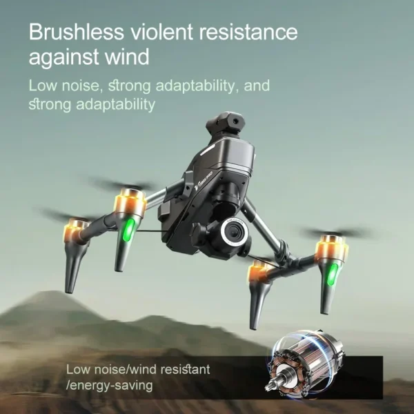 2024 V196 Original GPS Dron 5G Professional 8K HD Aerial Photography Dual-Camera Omnidirectional Obstacle Avoidance Drone Gift - Image 3