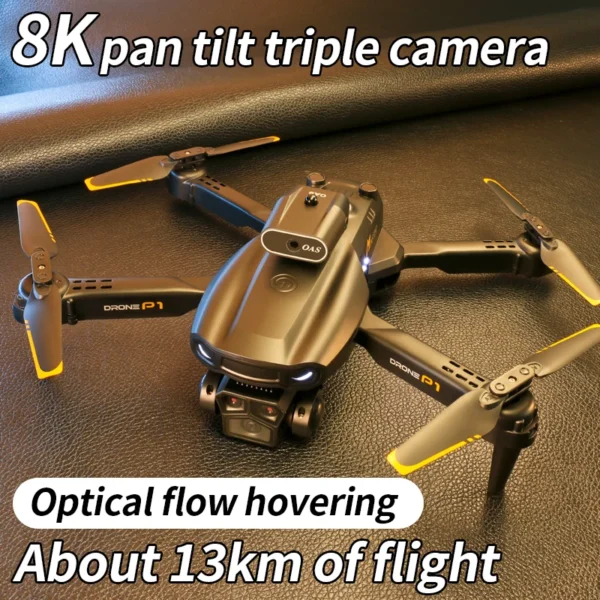 KBDFA P1 RC Drone Profesional Dual HD Camera Aerial Photography FPV Helicopters Obstacle Avoidance Foldable RC Quadcopter Toys - Image 4