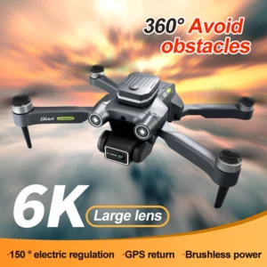 H23 RC Drone Profesional Dual HD Camera Aerial Photography FPV Helicopters Obstacle Avoidance Foldable RC Quadcopter Toys