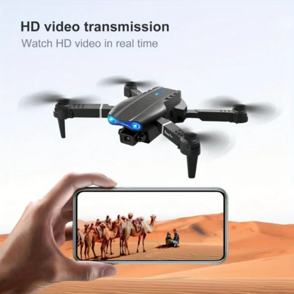1080P HD Dual Camera E99Pro Drone & Altitude Hold, Beginner Friendly - Long Battery Life, USB Charging, Perfect Gift for Outdoor - Image 6