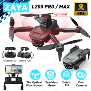 L200 PRO MAX Drone 4K Professional 2-Axis Gimbal 360° Obstacle Avoidance Brushless Motor GPS Quadcopter FPV RC Drones