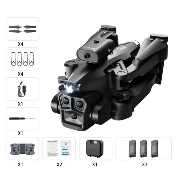 Optical Flow Hover Drone Foldable Easy Height Control Drone 4k Camera Brushless Motor Drone with Obstacle Avoidance for Kids - Image 4
