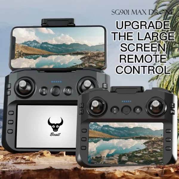 SG901 MAX Drone 8K Professional HD Dual Camera With Screen GPS 5G WIFI 360°Obstacle Avoidance Brushless Foldable Quadcopter Dron - Image 5