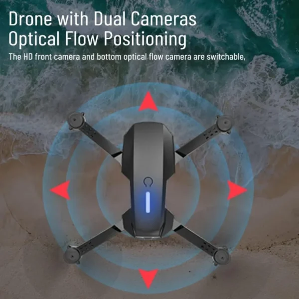 1080P HD Dual Camera E99Pro Drone & Altitude Hold, Beginner Friendly - Long Battery Life, USB Charging, Perfect Gift for Outdoor - Image 5