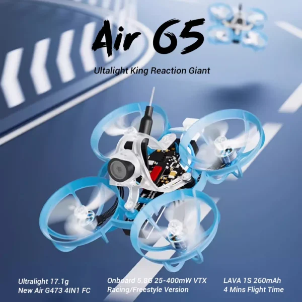 BETAFPV Racing/Freestyle Air65 ELRS 2.4G Brushless Whoop Quadcopter Professional RC Mini Drone - Image 2