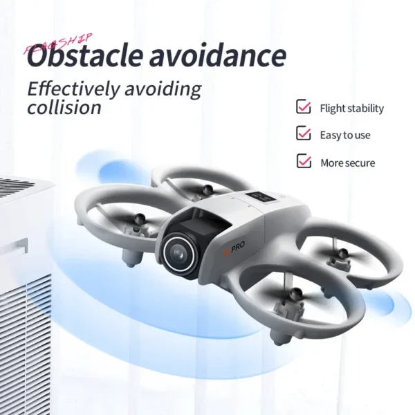 i1 PRO Mini Drone 8K HD Dual Camera Aerial Obstacle Avoidance Optical Flow Hover Avoidance Four-Axis RC Drone 10000M For Xiaomi - Image 5