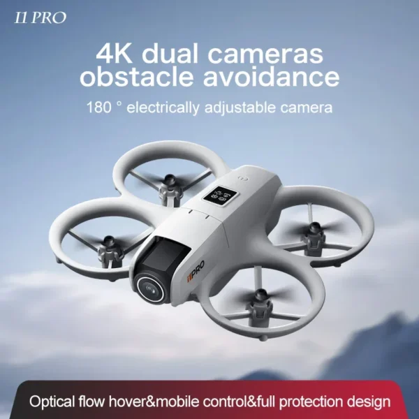 i1 PRO Mini Drone 8K HD Dual Camera Aerial Obstacle Avoidance Optical Flow Hover Avoidance Four-Axis RC Drone 10000M For Xiaomi - Image 2