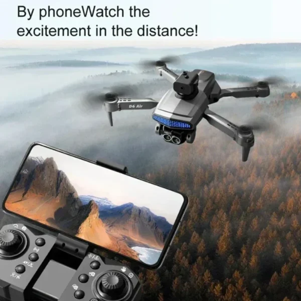2025 D6 Mini Drone 4k Profesional 8K HD Camera Obstacle Avoidance Aerial Photography Brushless Foldable Quadcopter Gifts Toys - Image 6