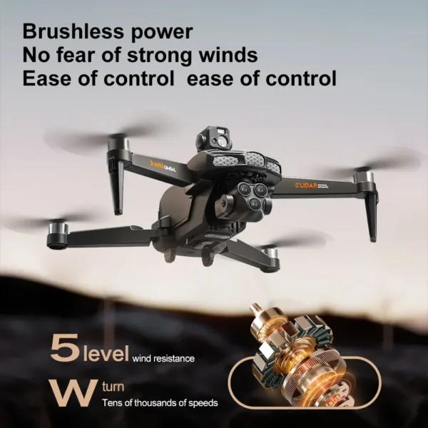 V668 Drone 5G WiFi FPV Brushless Motor GPS Return 8K HD Dual Camera 360° Laser Obstacle Avoidance RC Quadcopter Drone Toys 5000M - Image 5