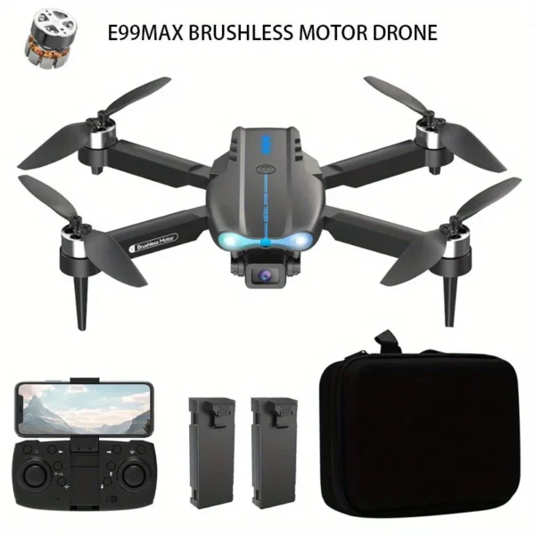 E99MAX Brushless Optical Flow Dual Camera Drone High Definition Aerial Photography Four Axis Aircraft RC Quadcopter