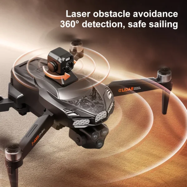 V668 Drone 5G WiFi FPV Brushless Motor GPS Return 8K HD Dual Camera 360° Laser Obstacle Avoidance RC Quadcopter Drone Toys 5000M - Image 4
