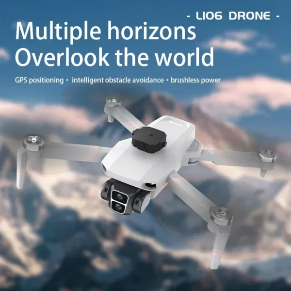 L106 MAX Mini Drone GPS Profesional 8K HD Camera 360° Obstacle Avoidance Follow Me Brushless Optical Flow Foldable Quadcopter - Image 3