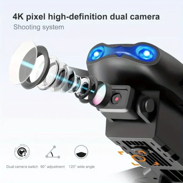 1080P HD Dual Camera E99Pro Drone & Altitude Hold, Beginner Friendly - Long Battery Life, USB Charging, Perfect Gift for Outdoor - Image 4